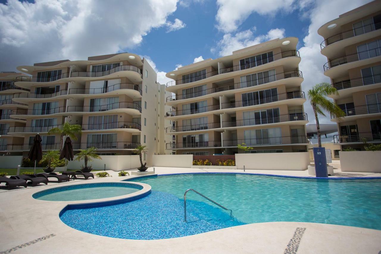 3Br Apt With Pool 칸쿤 외부 사진