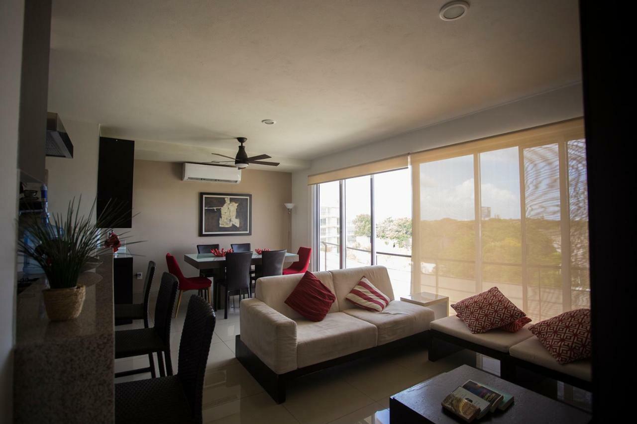 3Br Apt With Pool 칸쿤 외부 사진